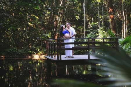 Ensaio Gestante. Locação: Jardim Botânico de Recife.