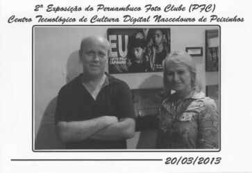 03.2013. II Exposição fotográfica do PFC (Pernambuco Foto Clube). Tema: Inclusão Digital, Cultura e Comunidade. Local: Centro Tecnológico de Cultura Digital (Nascedouro de Peixinhos), Olinda - PE.